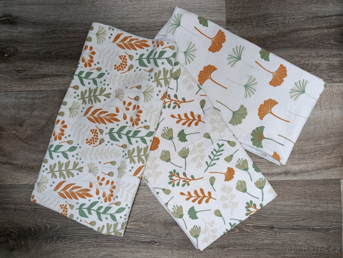 Látkové ručníky, podložky