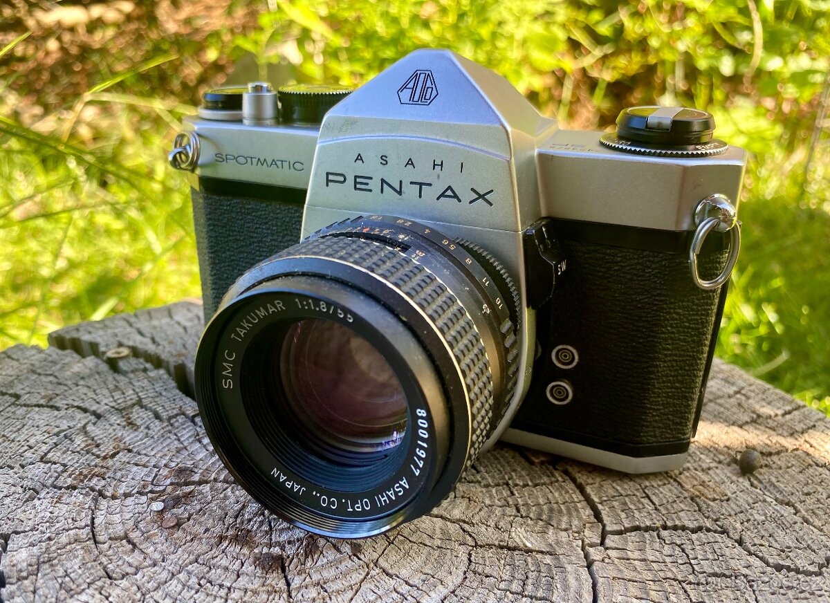 Prodám Asahi Pentax Spotmatic SP + Super Takumar 55mm f/