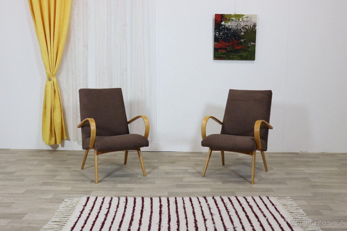 Prodám 2ks křesel z 80let po renovaci