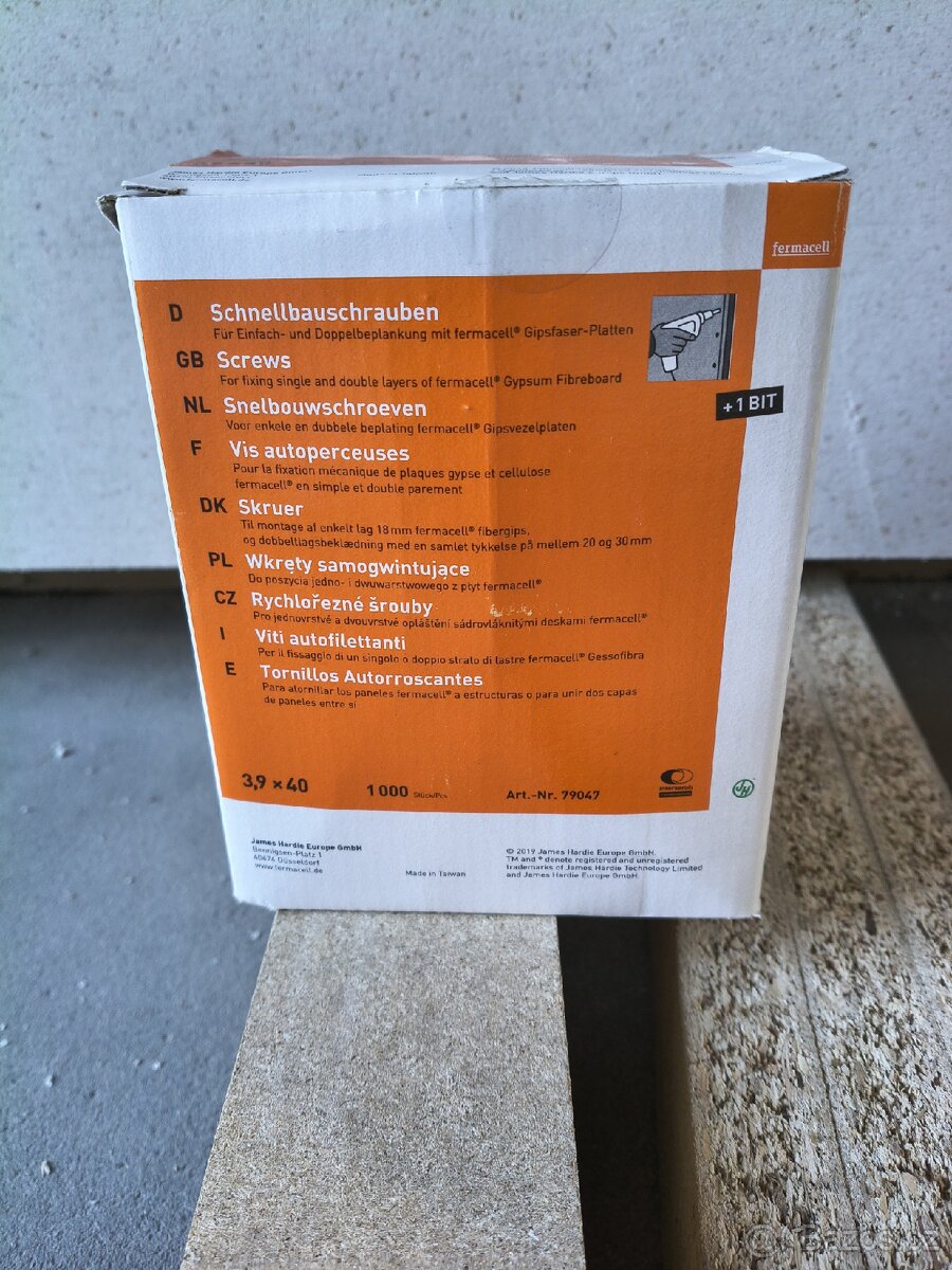 Fermacell šrouby 3,9x40