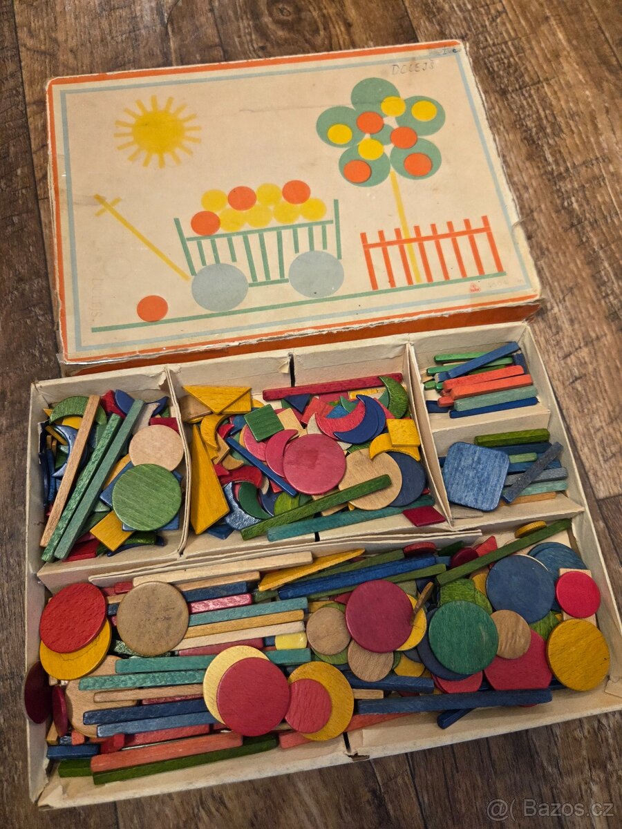 Retro dětská stavebnice