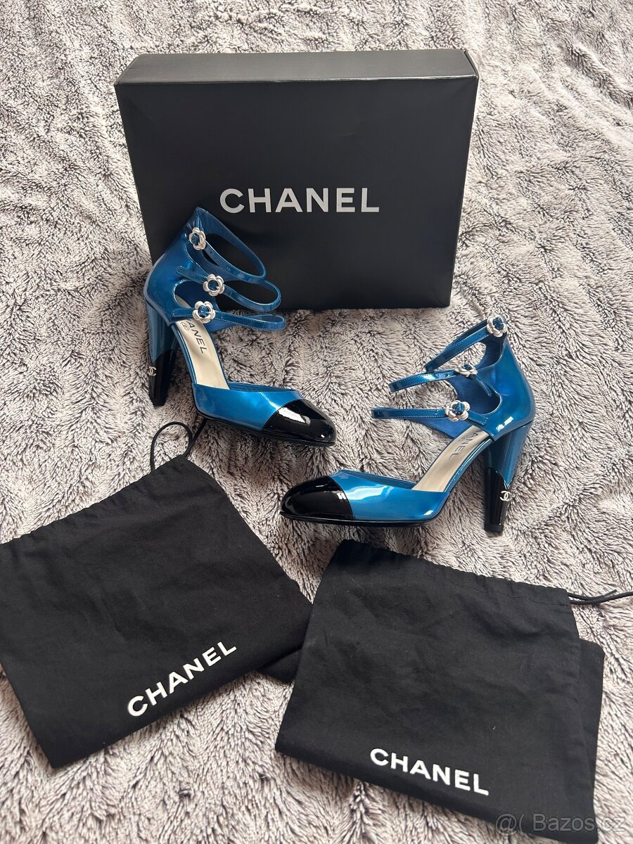 Luxusní lodičky Chanel vel 38,5