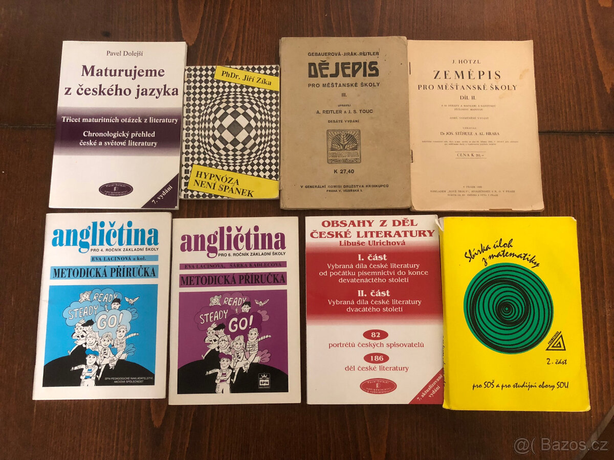 Knihy a učebnice 5. Cenu nabídněte.