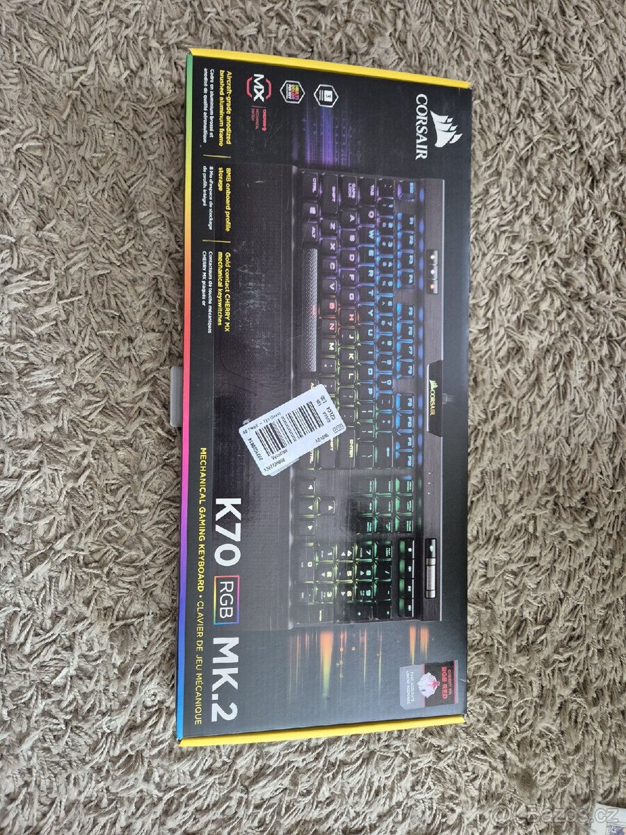 Corsair K70 RGB MK.2 Cherry MX Red - US