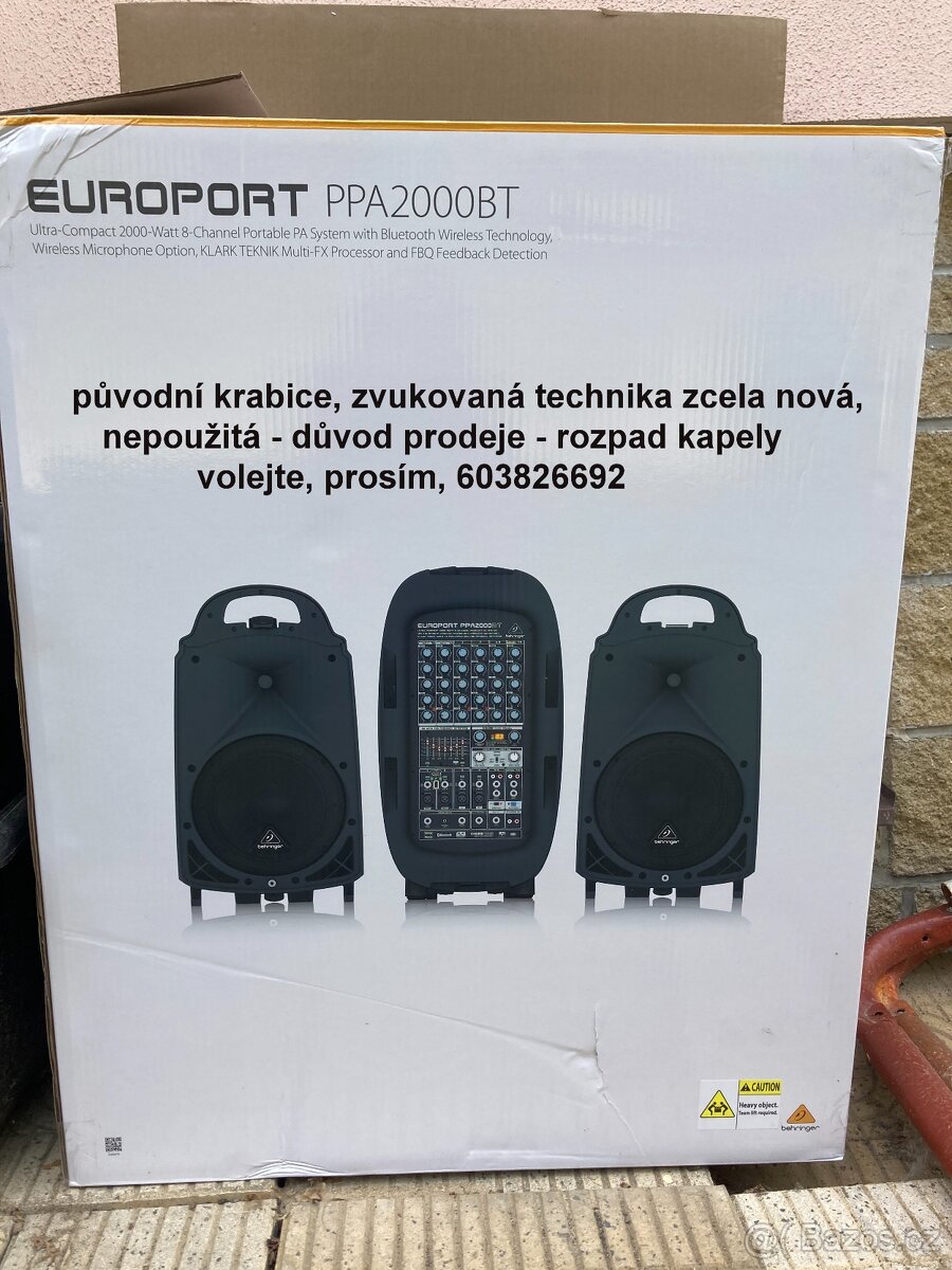 Europort PPA2000BT/PPA500BT Ultra-Compact