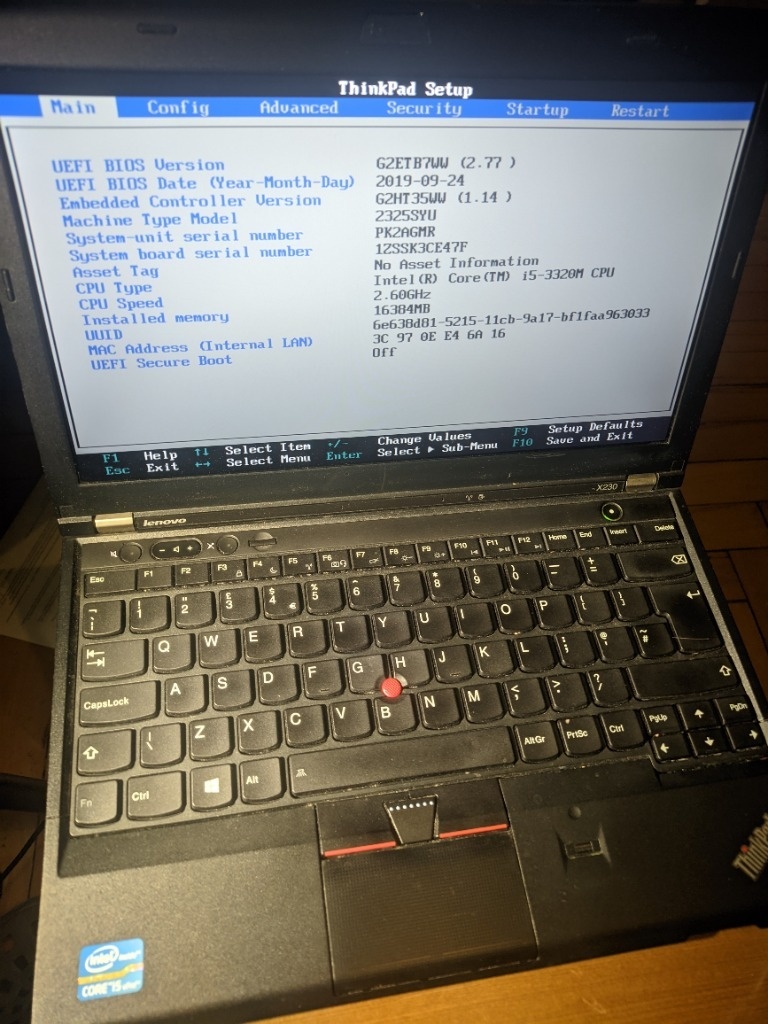 Notebook Lenovo Thinkpad X230 - 2 disky, IPS display