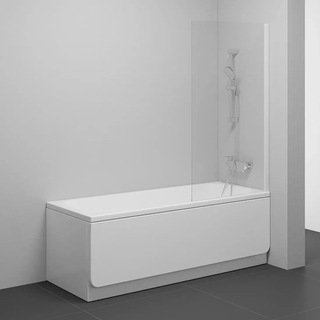 Ravak Nexty Vanová zástěna 80 cm - bílá