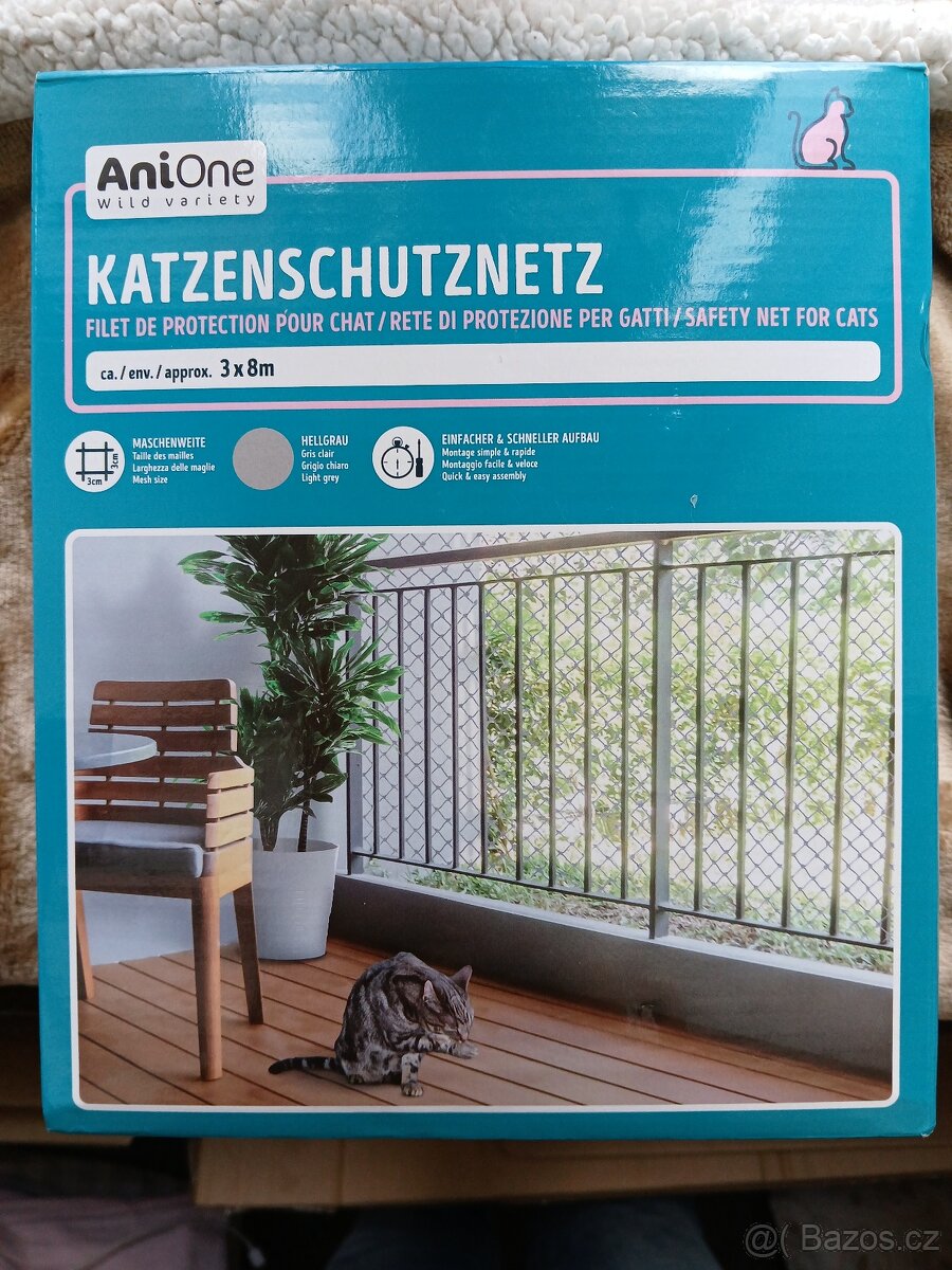 Sit pro kocky na balkon..3×8 metre.