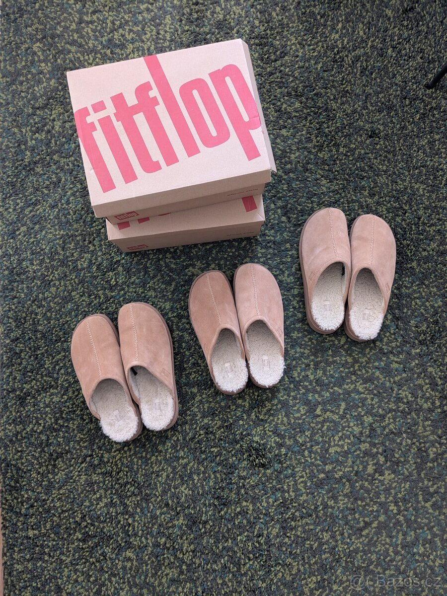 Pantofle Fitflop Gen-ff Shearling-Lined Suede