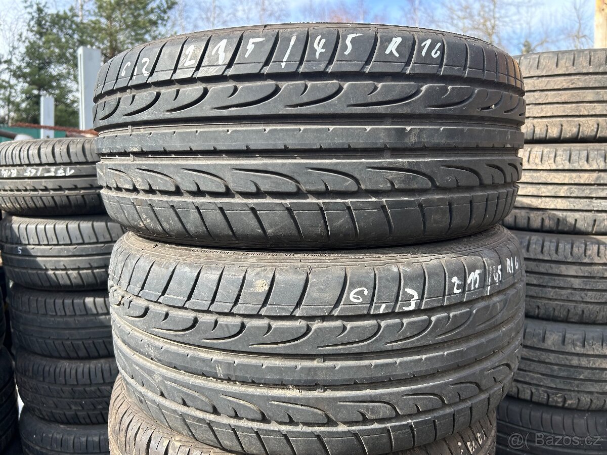 215/45 R16 Dunlop 2 kusy letni