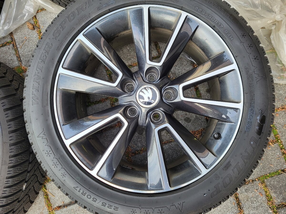 17" Škoda MATTERHORN Yeti Adventure 5L Orig Alu 5x112 Zimní