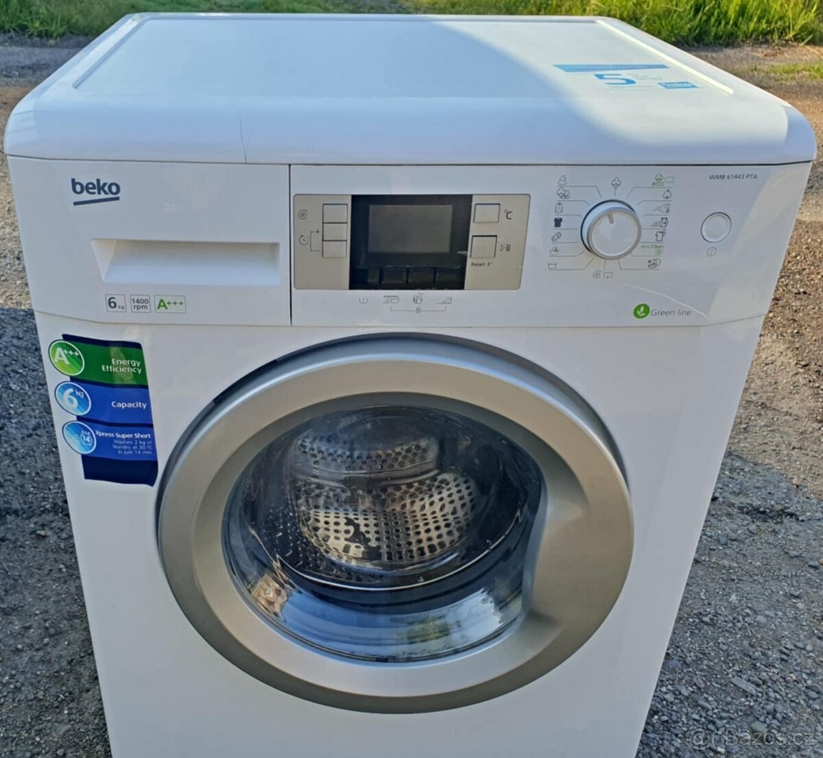 PRACKA BEKO,BOCNI PLNENI,6KG,DISPLEJ,TRIDA A+++