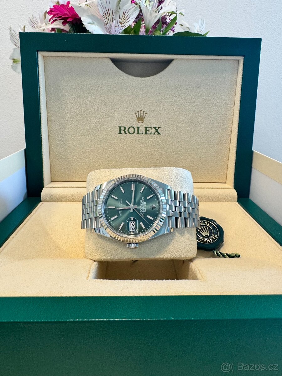 Rolex datejust 36 Mint green reference 126234