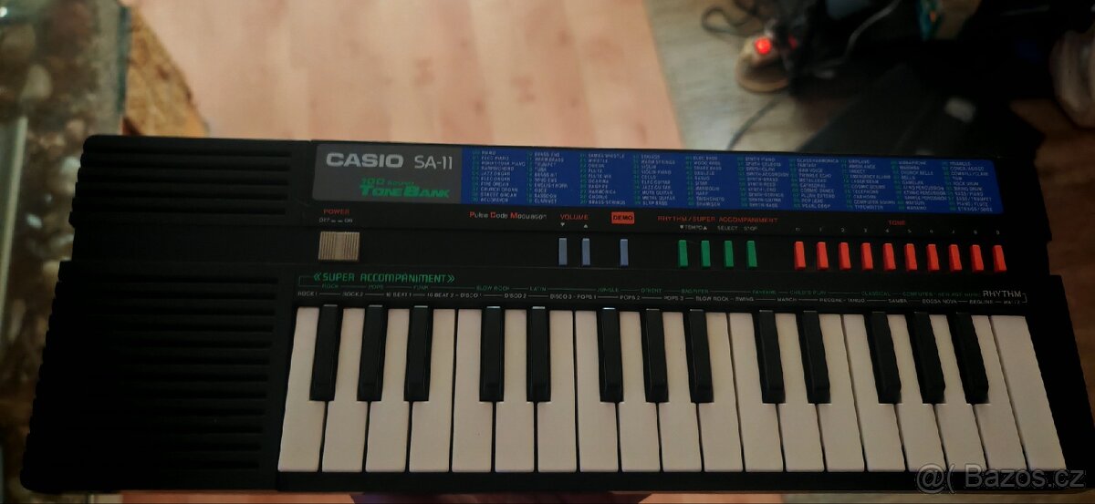 Dětské klávesy Casio SA-11