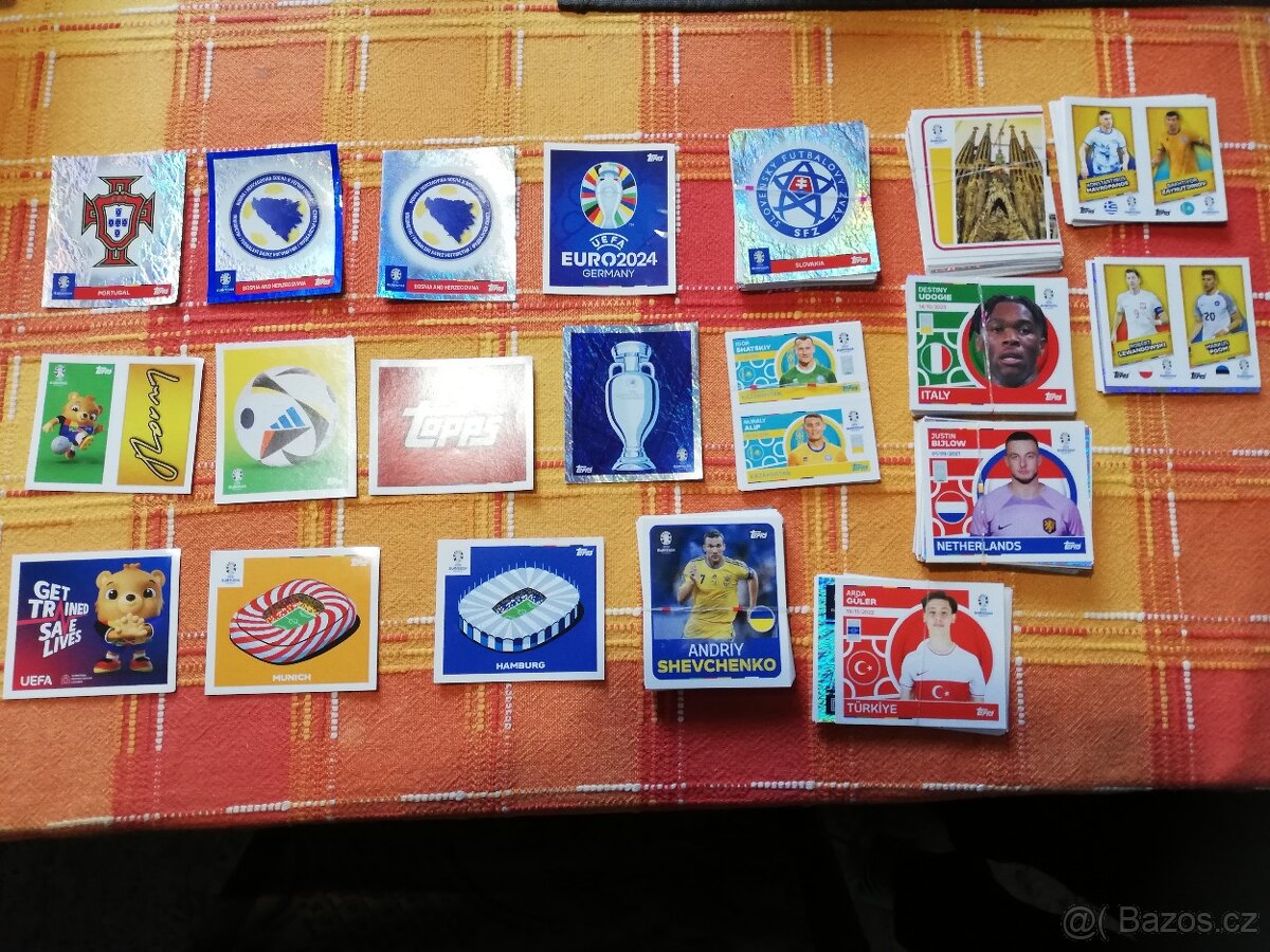 Samolepky Topps EURO 2024