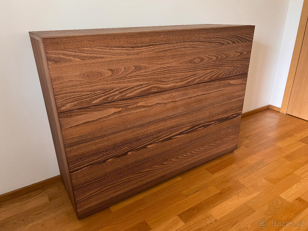 Komoda z masivu, buk, 120x40x90