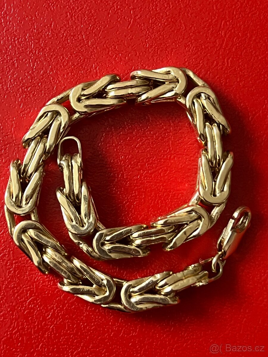 Zlato / zlatý nádherný náramek 14k
