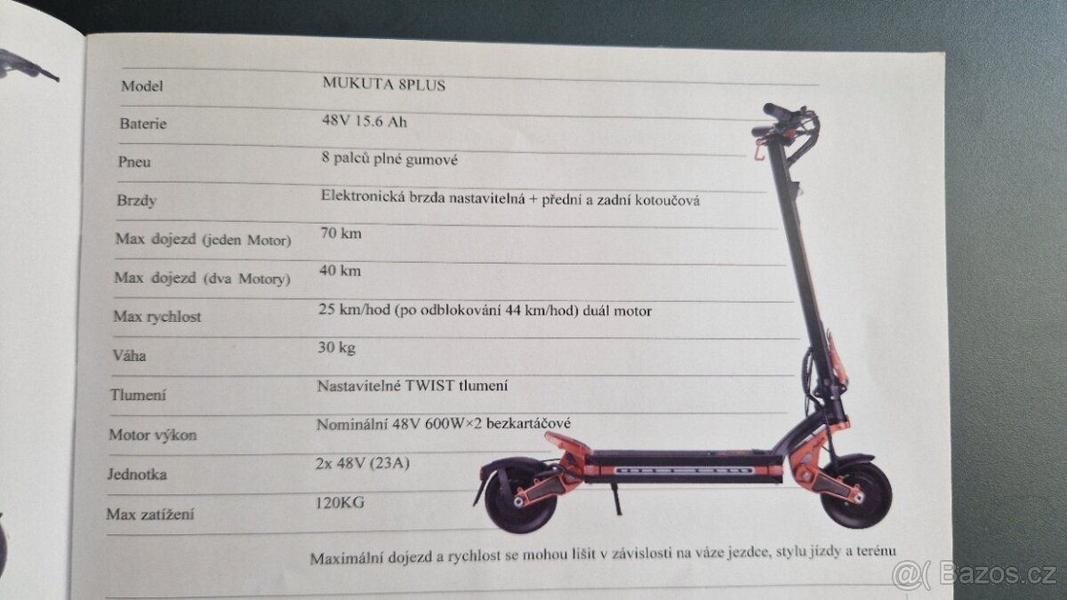 elektrická koloběžka