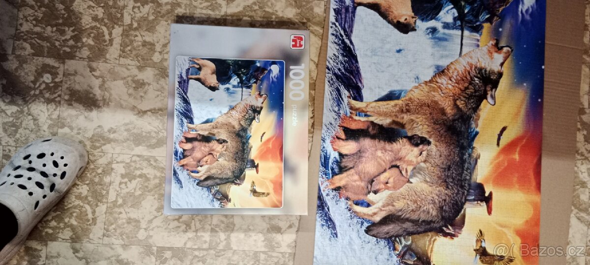 2x slepené puzzle za odvoz