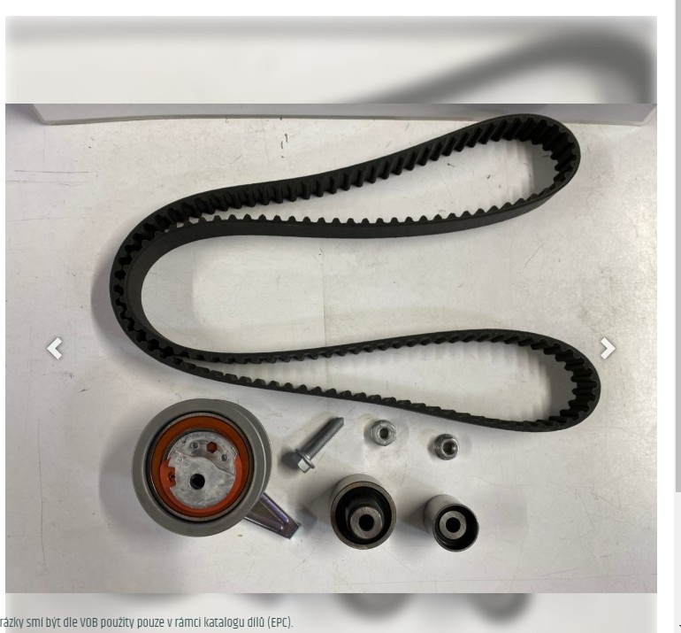 Rozvodová sada originál VW OE číslo 04L198119D