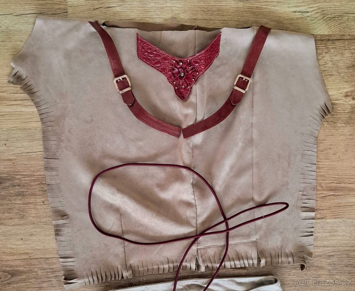 Kostým na Indiána - dítě cca 7 let až do dosp. vel. S