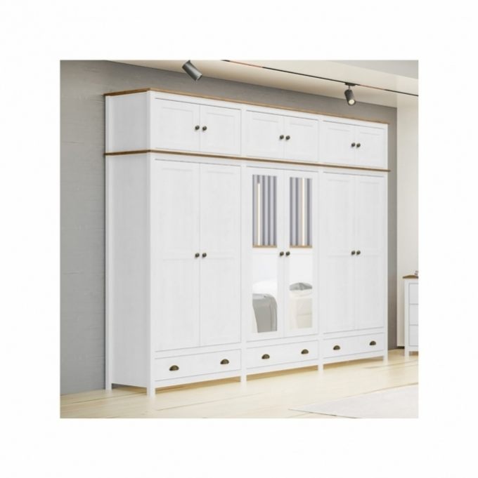 Dřevěná skříň 12dveřová TOPAZIO