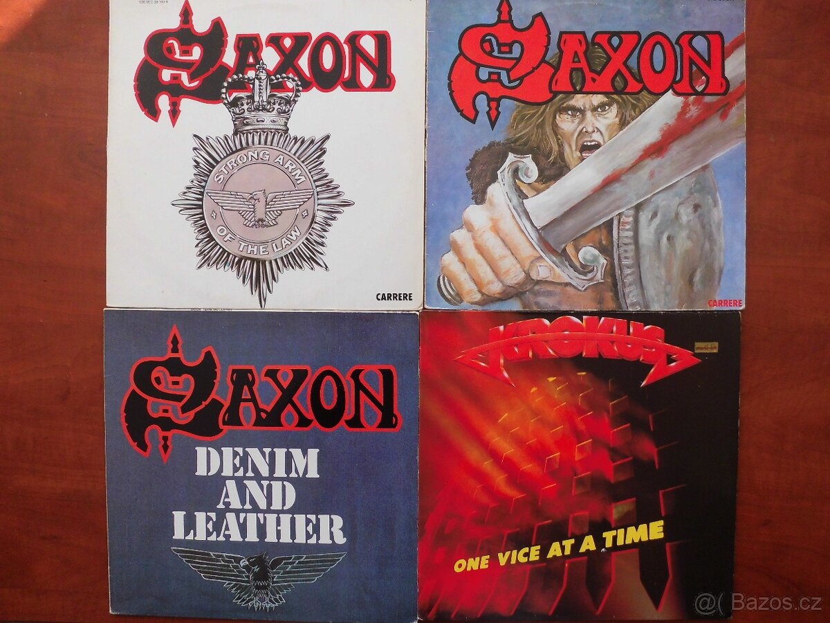 PRODÁM MIX LP DESEK - SAXON,KROKUS,EAGLES...