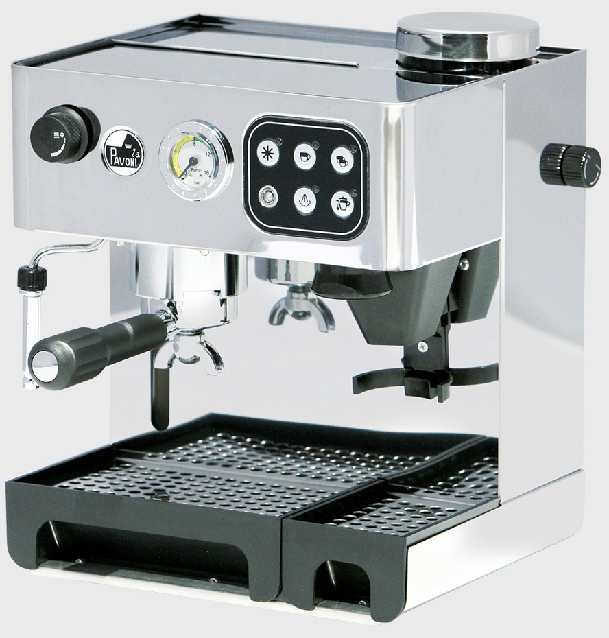 Pákový kávovar s mlýnkem La Pavoni Domus