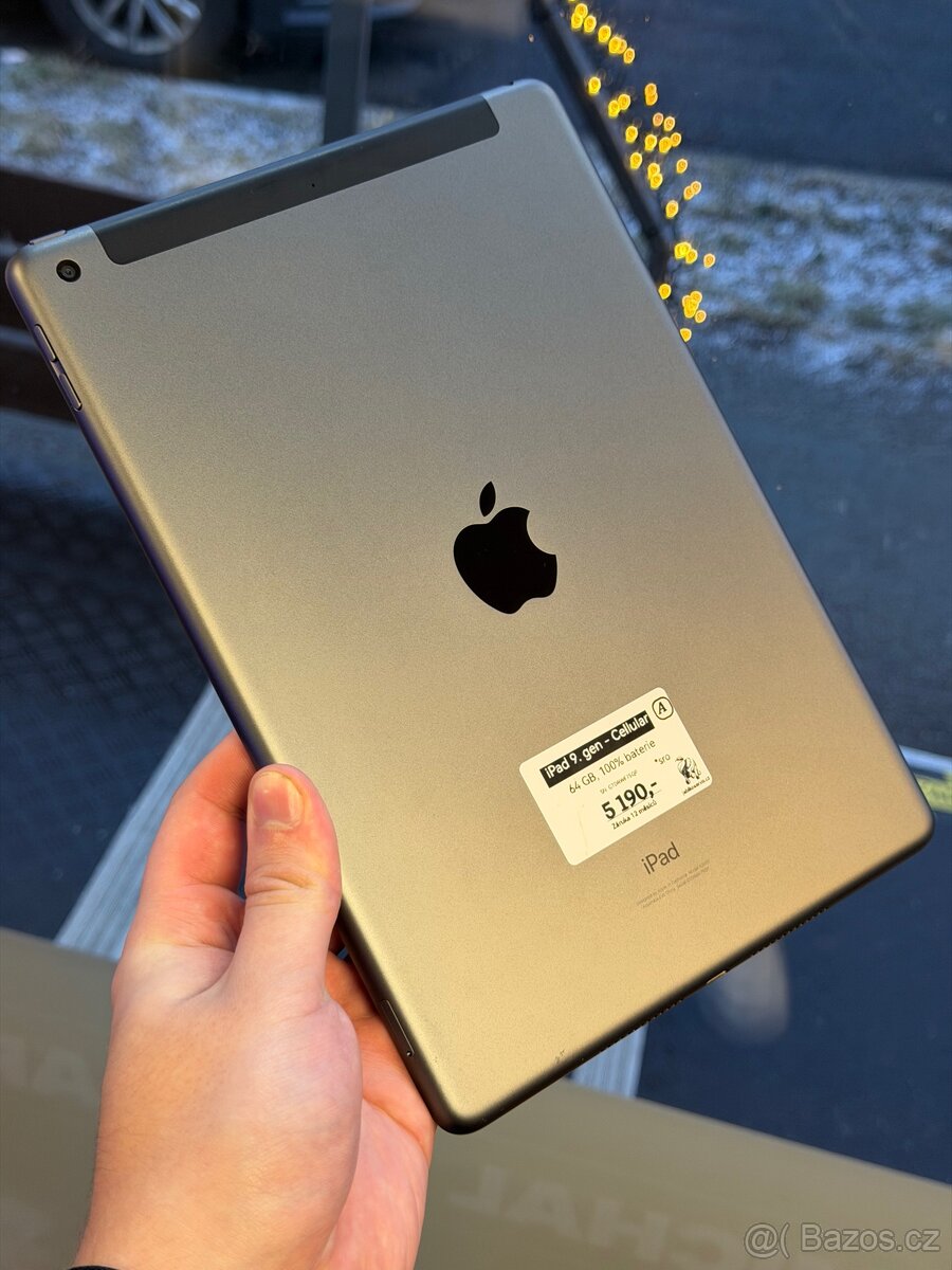 iPad 9 - 64GB - CELLULAR - 100% BAT - 12M ZÁRUKA