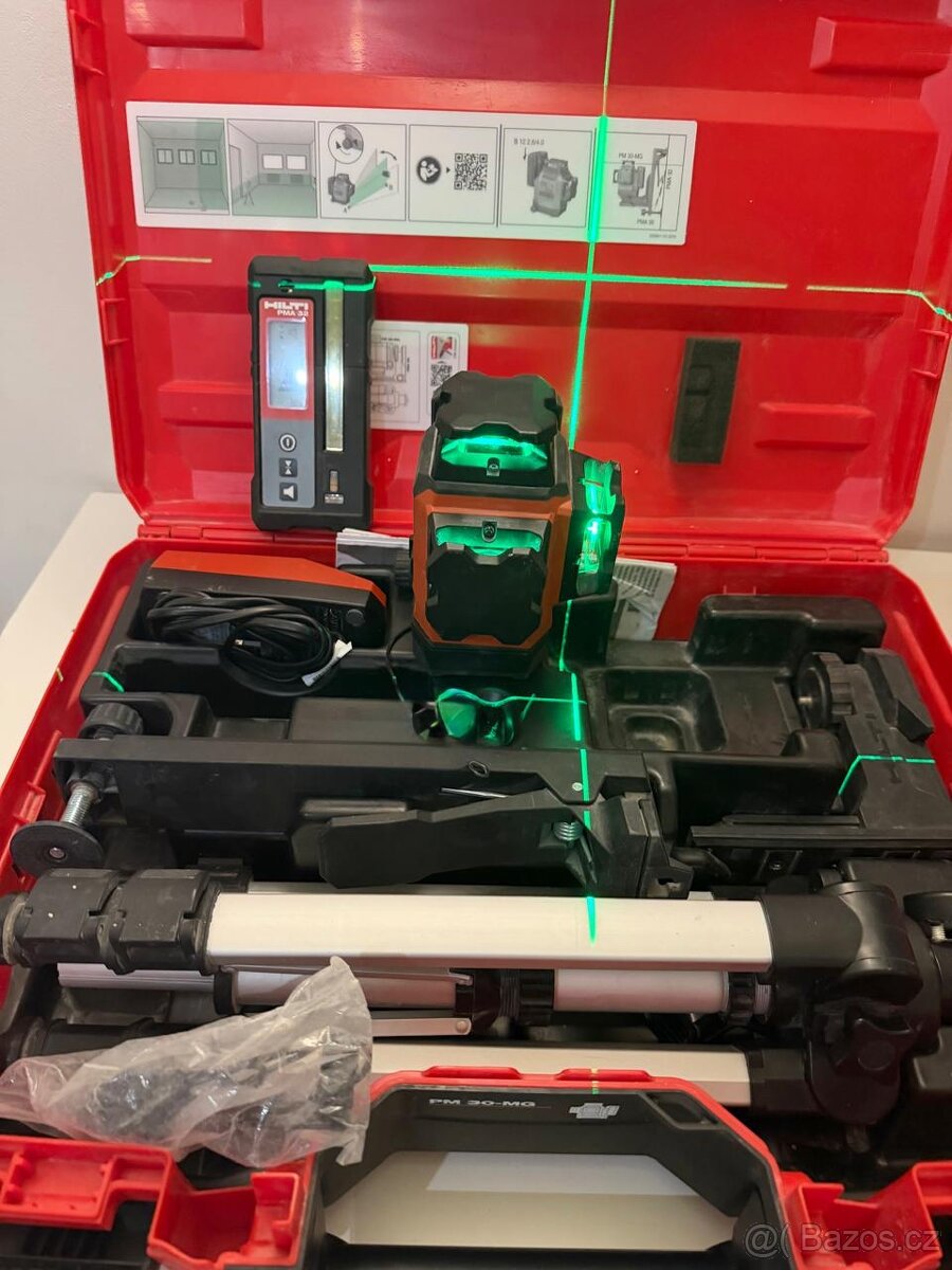 Zelený multiliniovy Laser Hilti PM30-MG