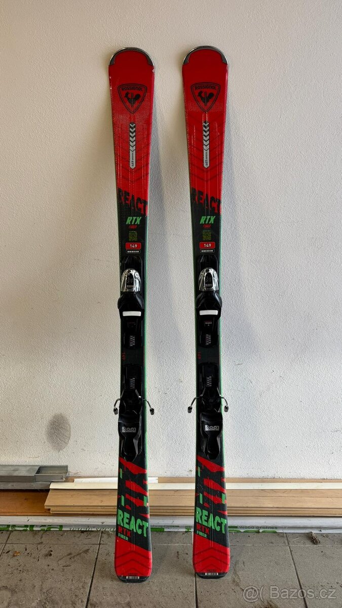 Lyže Rossignol REACT RTX FIBER vel. 149 cm