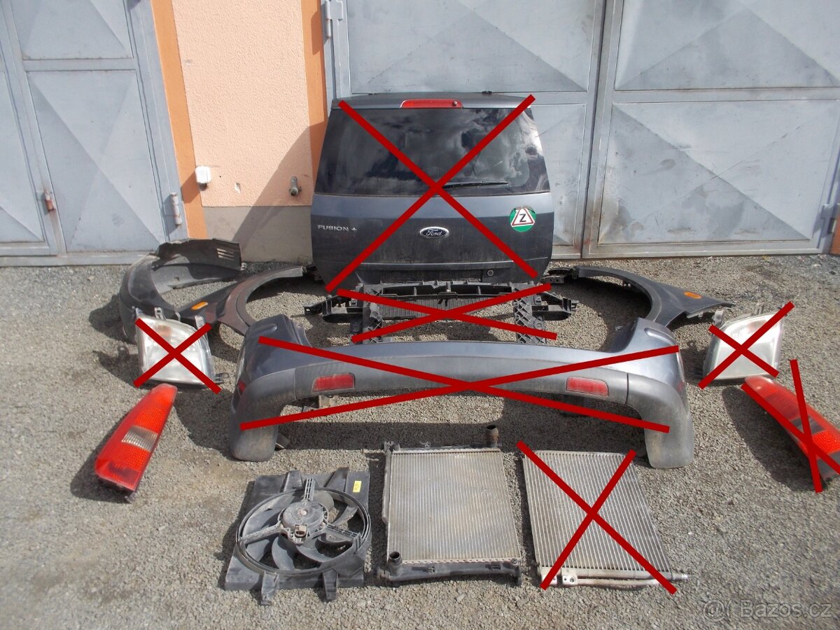 Karosářské díly Ford Fusion 2002-2005