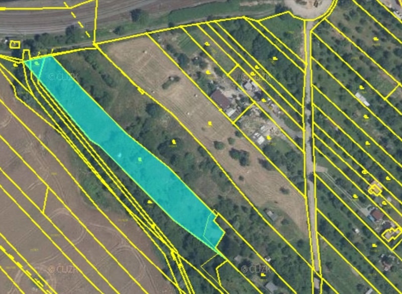 Stavební pozemek 3668m2 Bystřice pod Hostýnem