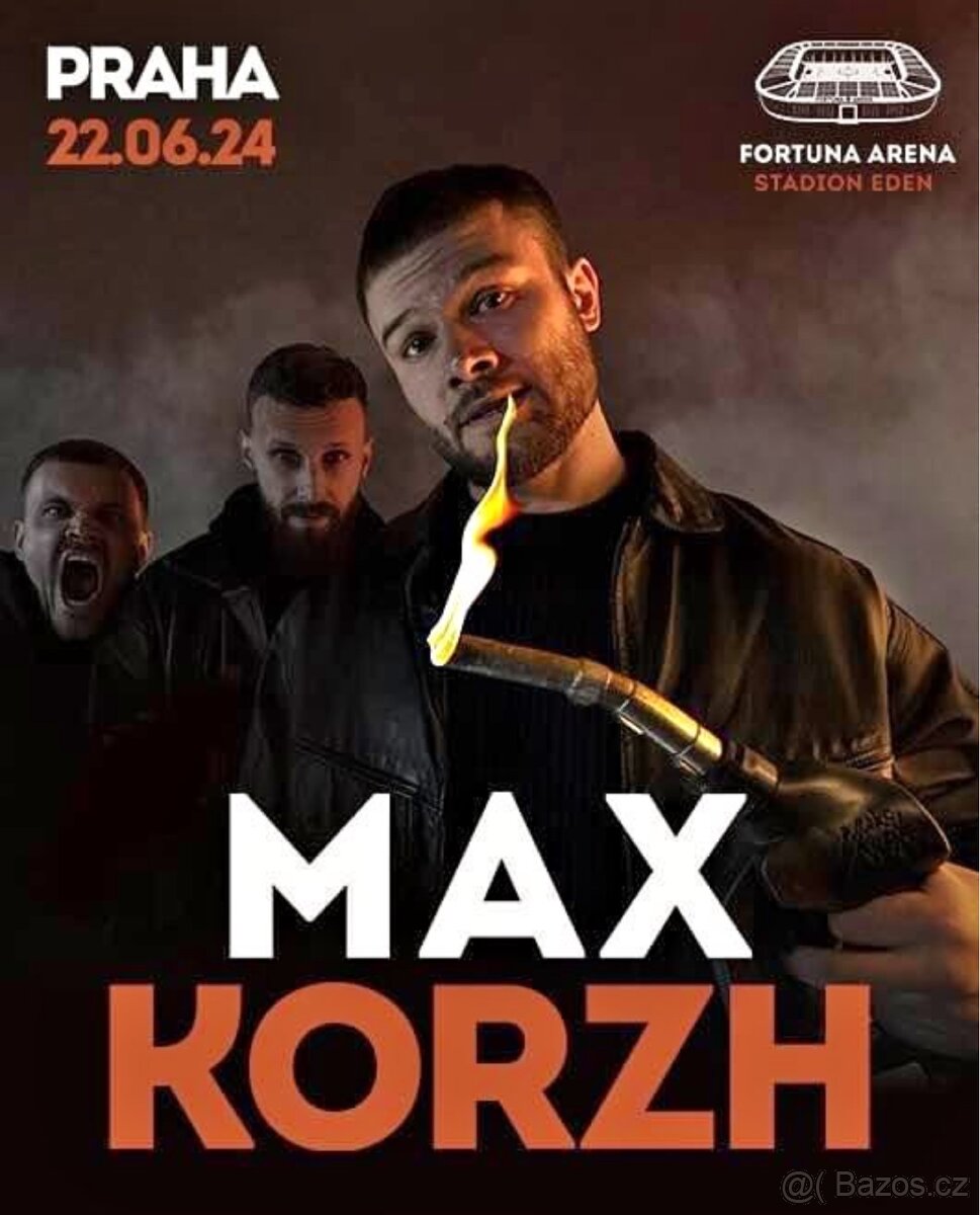 Max Korzh - 2x vstupenky na koncert