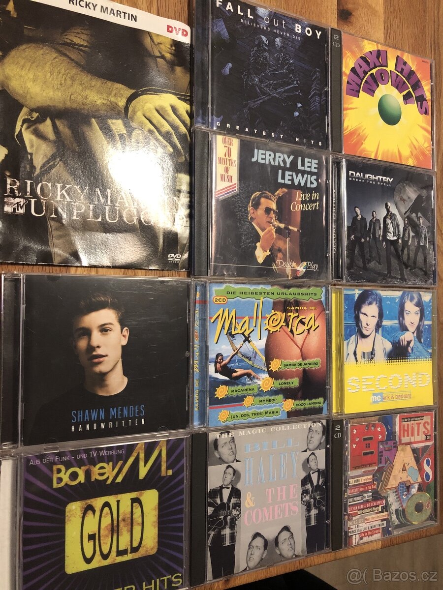cd a dvd různé
