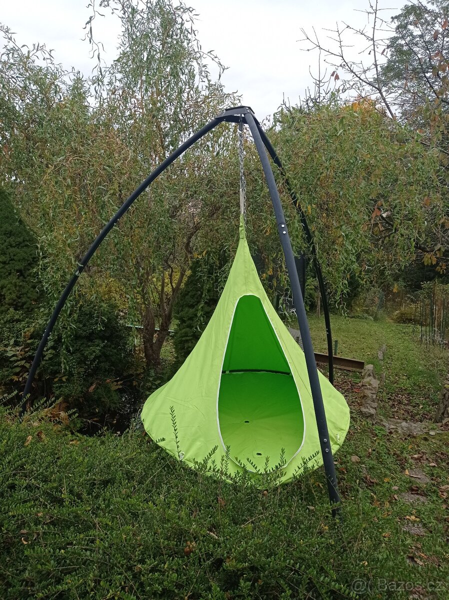 Závěsné houpací hnízdo Klorin, zelené