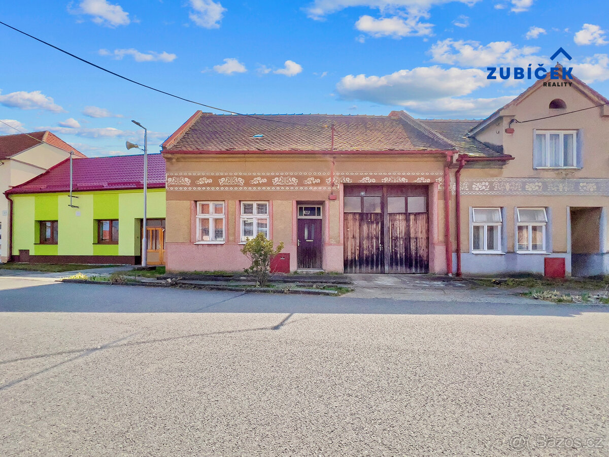 Prodej rodinného domu 3+1 Tasov / okres Hodonín/