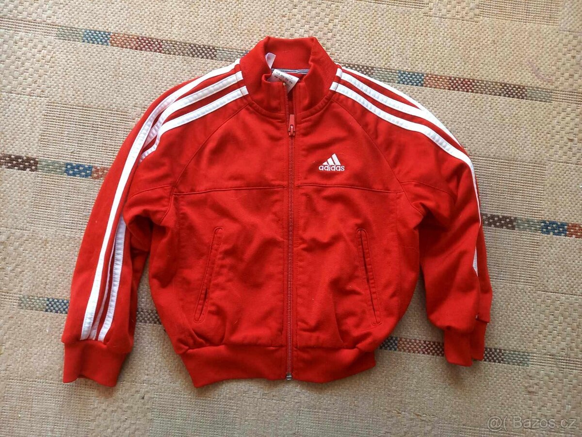 Mikina na zip Adidas vel.110