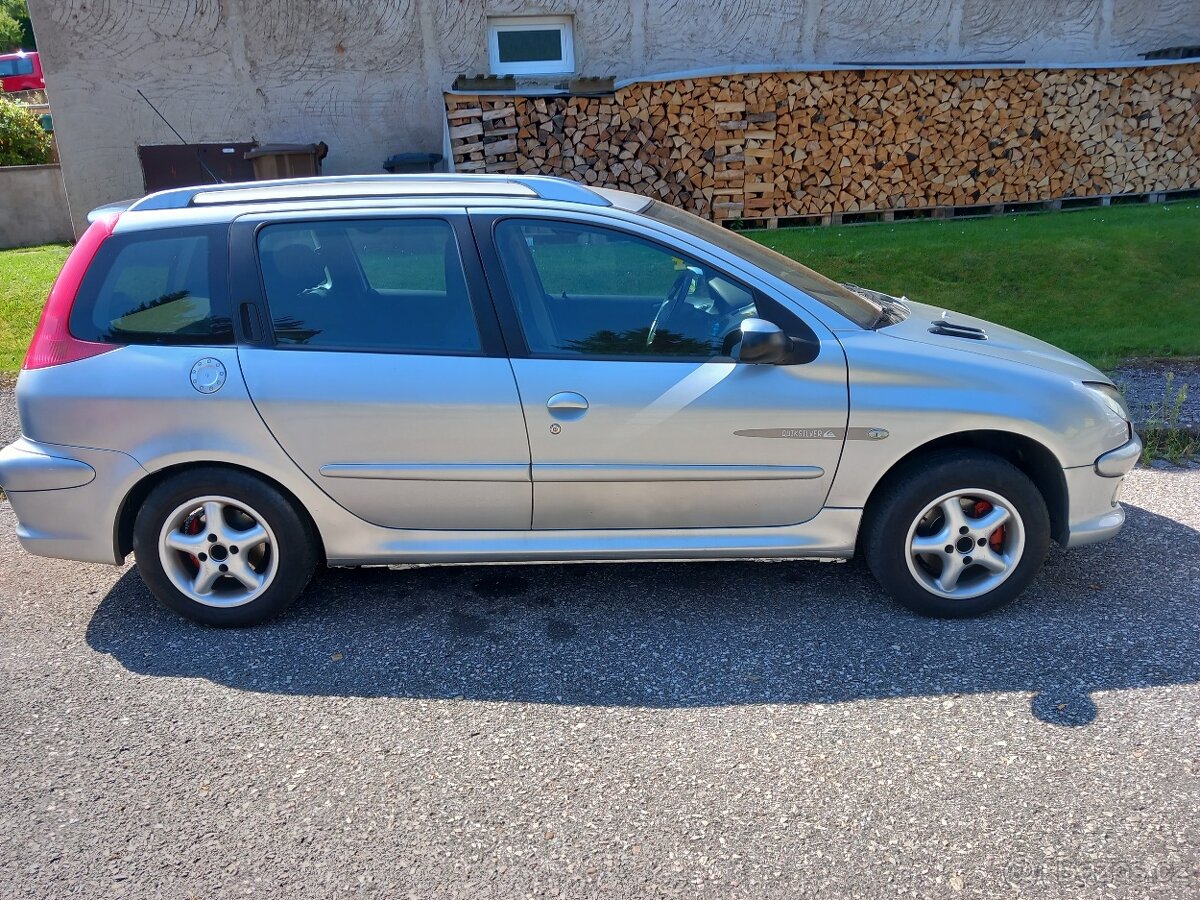 Peugeot 206sw combi 1,4 benzin 65kw rok 2004