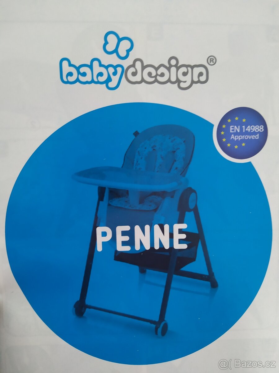 Dětská jídelní židlička polohovací