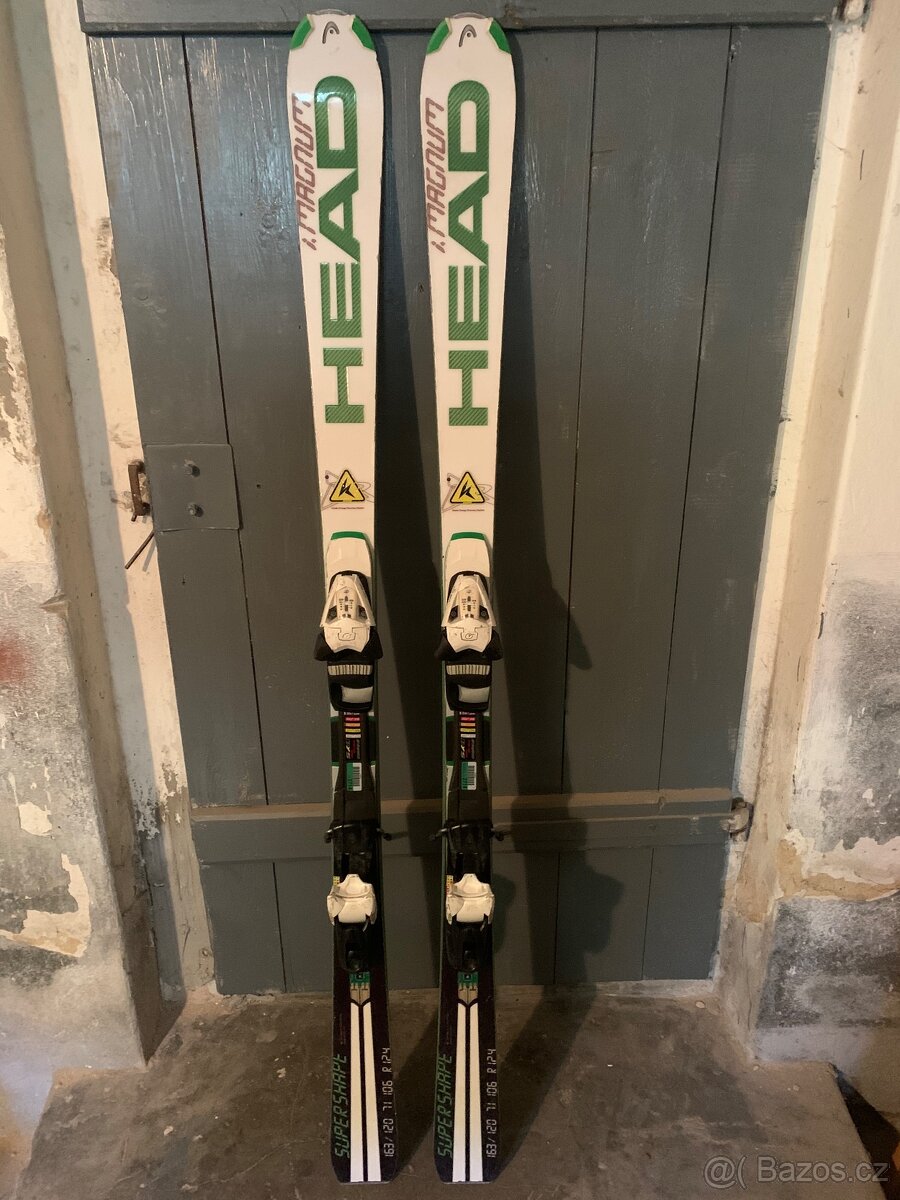 Prodám slalomové lyže Head Magnum Supershape 163cm