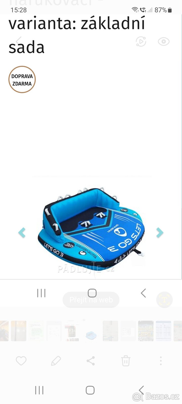 Prodám tahadlo Spinera Let's Go3 pro 3 osoby