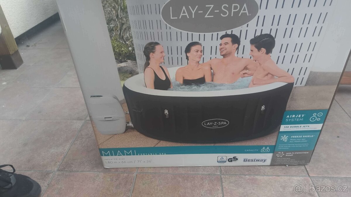 Vířivka Bestway Lay-Z-Spa Miami 180x66cm - nový