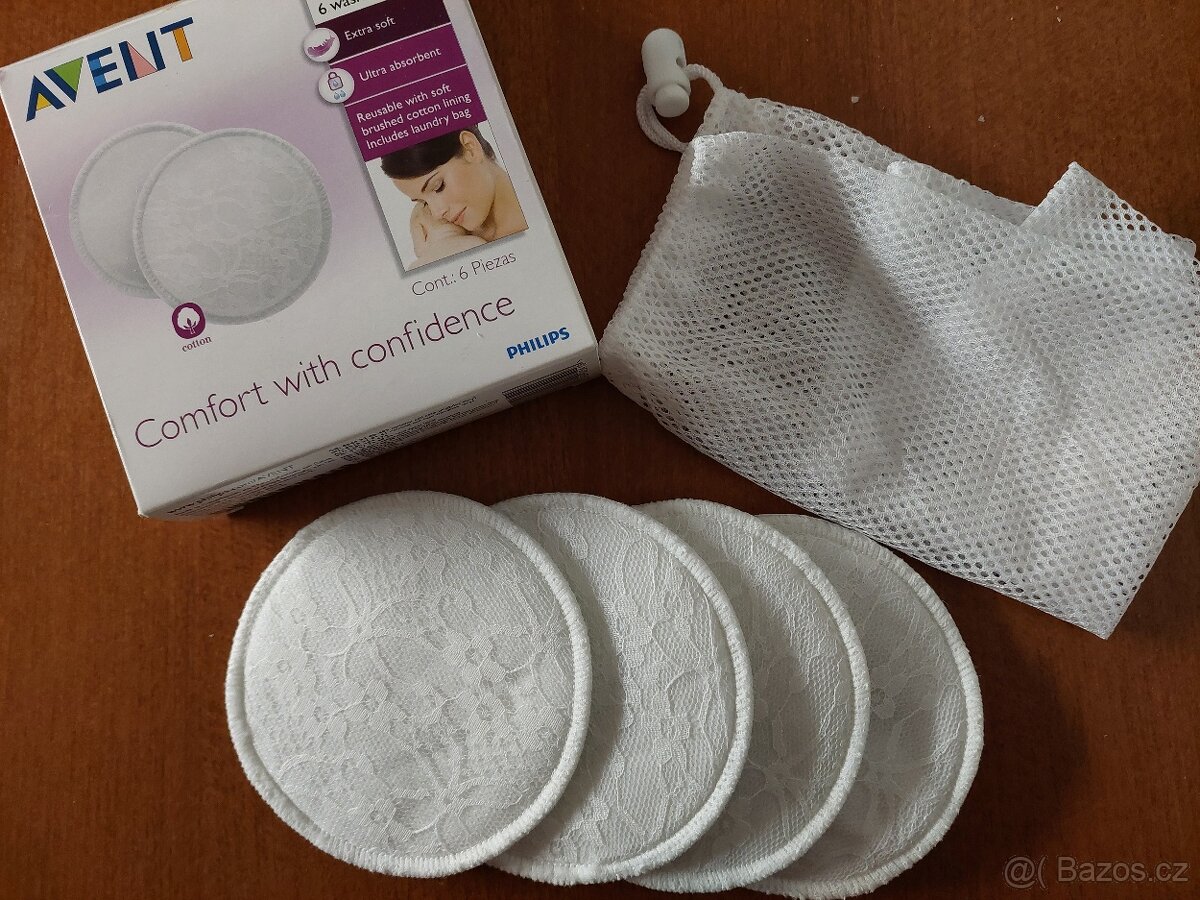 Avent vložky do podprsenky bavlněné