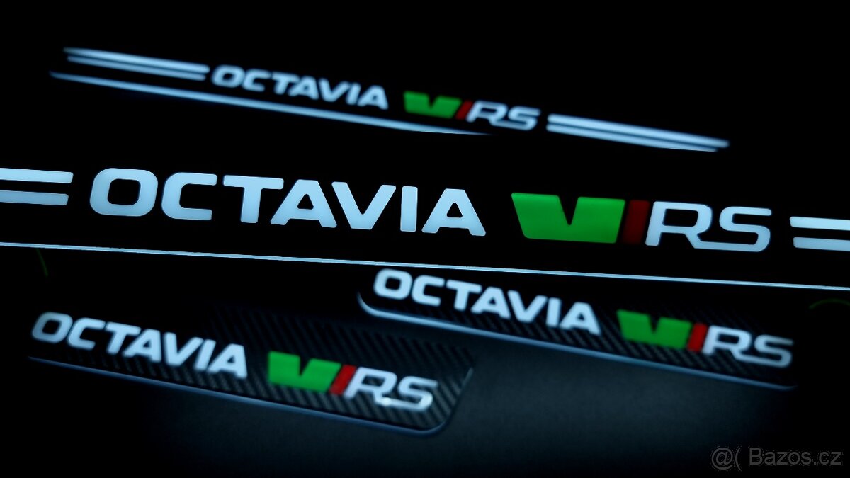 Octavia 1 2 3 VRS LED prahove lišty