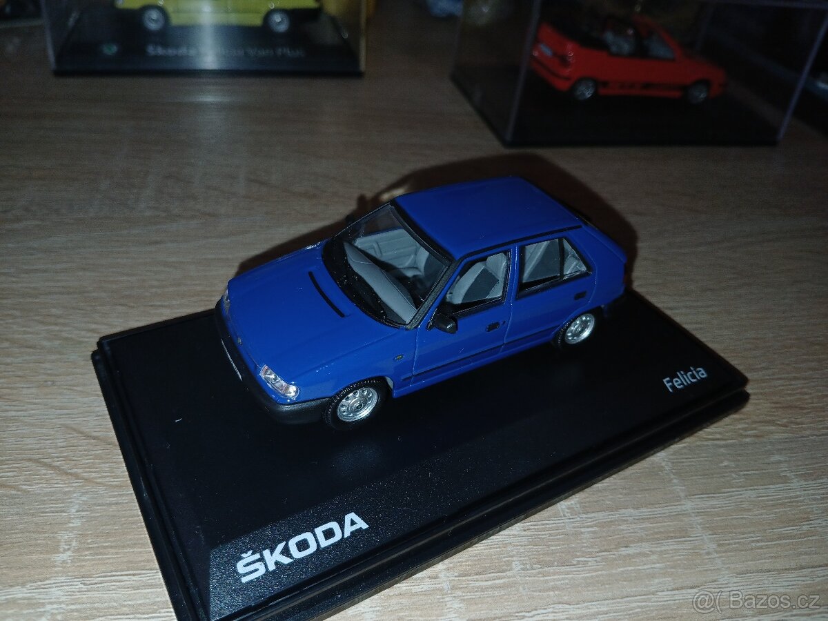 Modely škoda Felicia 1994 abrex 1:43