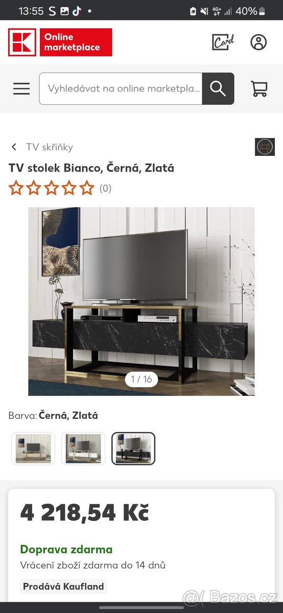 Tv stolek a konferenční stůl
