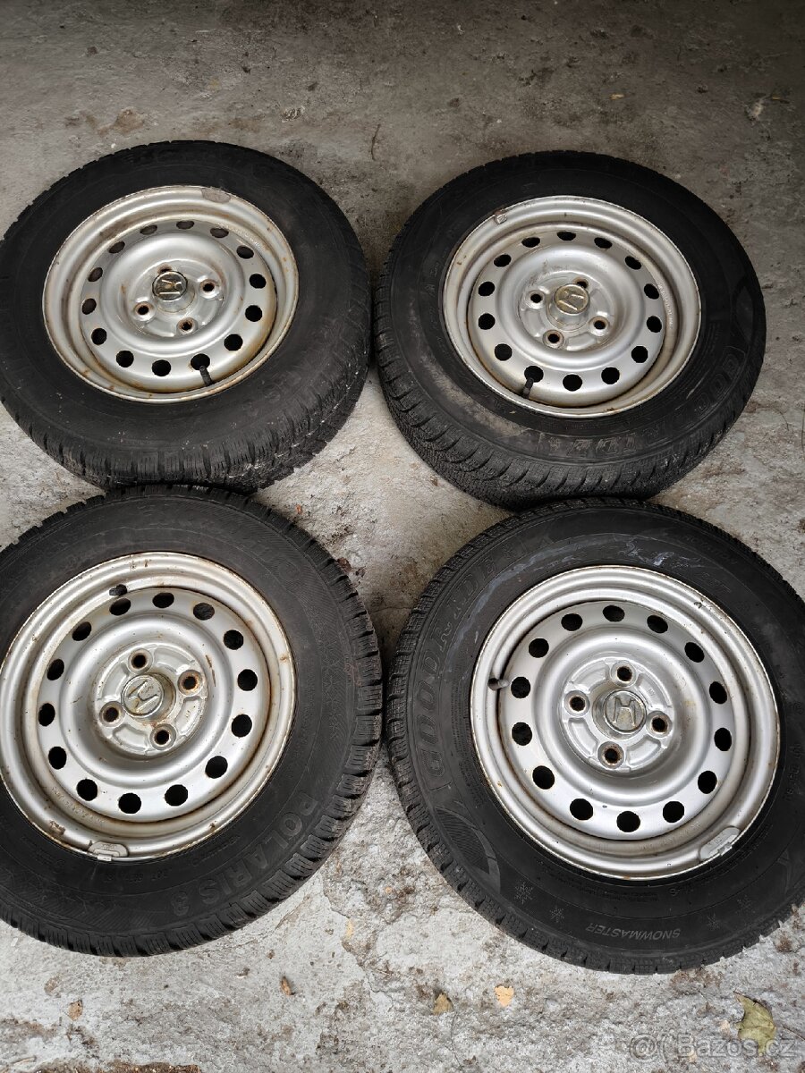 Plechové disky 4x100 R13 Honda