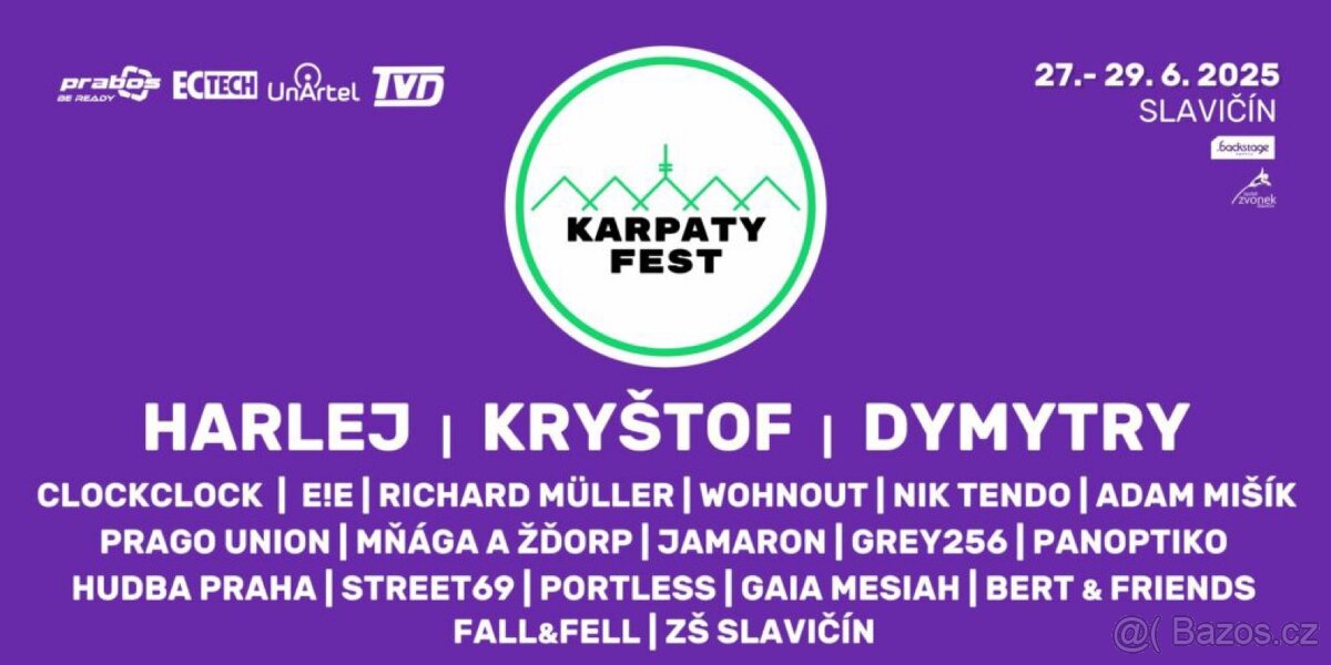 Celovíkendová vstupenka KARPATY FEST