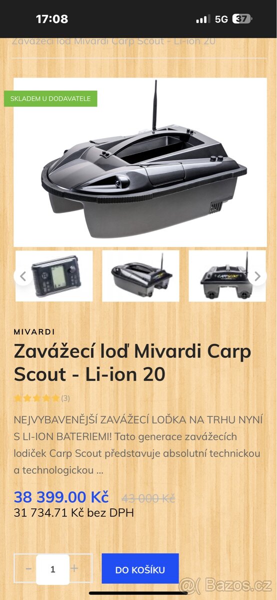 Mivardi Carp scout Li/ion 20